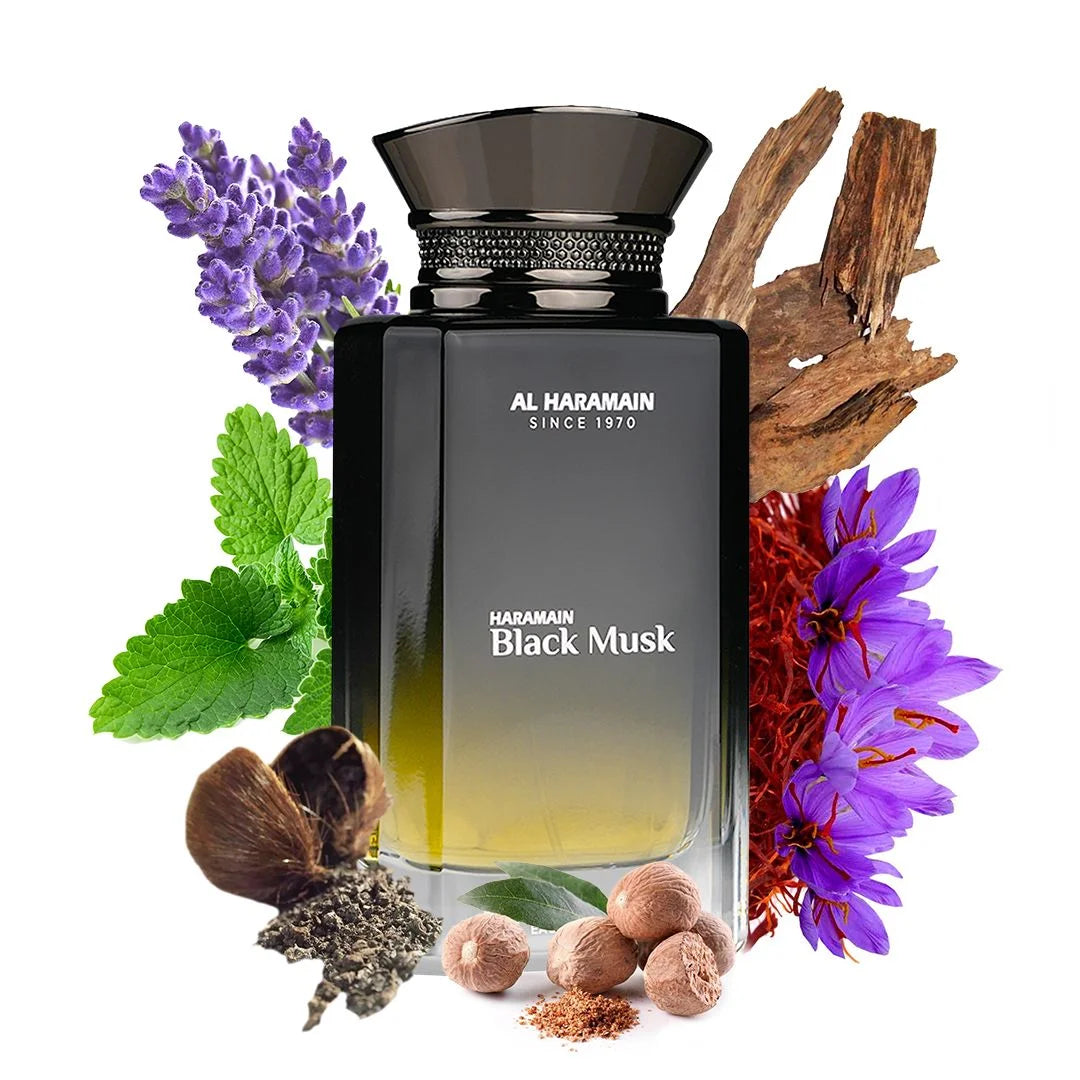 Haramain Black Musk, 100ml, Eau De Parfum