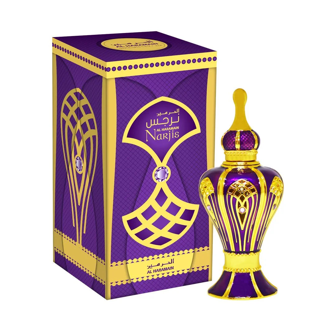 Haramain Narjis Oil, 15ml, Concentrated Perfume Oil