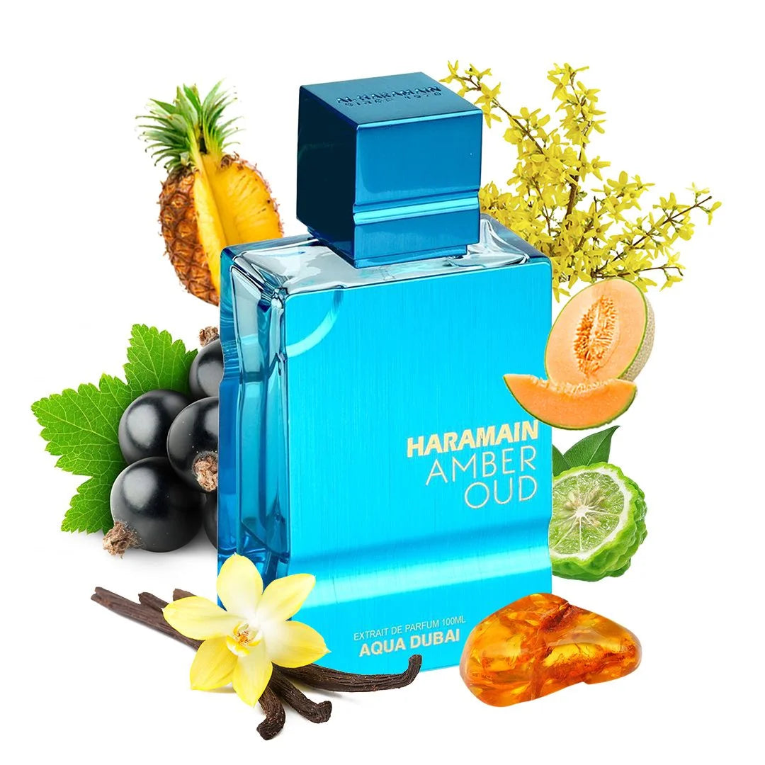 Haramain Amber Oud Aqua Dubai, 100ml, Extrait De Parfum