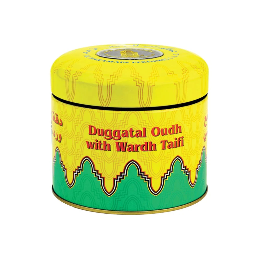 Haramain Duggatal Oudh with Wardh Taifi 100gms