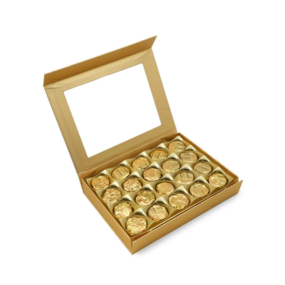 Haramain Bukhoor Golden Oud (10gms x 20 Tablets)